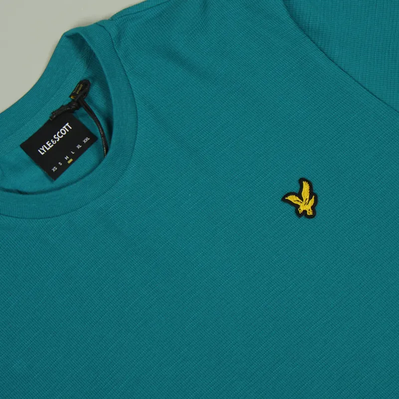 Lyle and Scott Milano Trim T-Shirt - Barrack Blue-1